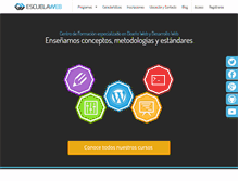 Tablet Screenshot of escuelaweb.net